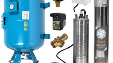IBO Dambat Kit Hidrofor 100L cu Pompa Submersibila 4SDM4/14, 1.1kW, Debit 100l/min