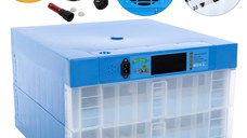 Incubator Oua Automat Micul Fermier GF-1509, 2 etaje, 128 Oua de Gaina, 64 Gasca, 96 Rata, 304 Prepelita