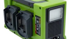 Invertor Portabil pe Acumulator Procraft PSI20 330 W, 12 V / 5 A, Lanterna LED integrata: 10 W / 6 W
