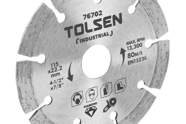 Lama de taiere diamantata (Industrial) 125x22.2 mm 10 mm,RPM 12.250 INTRERUPT