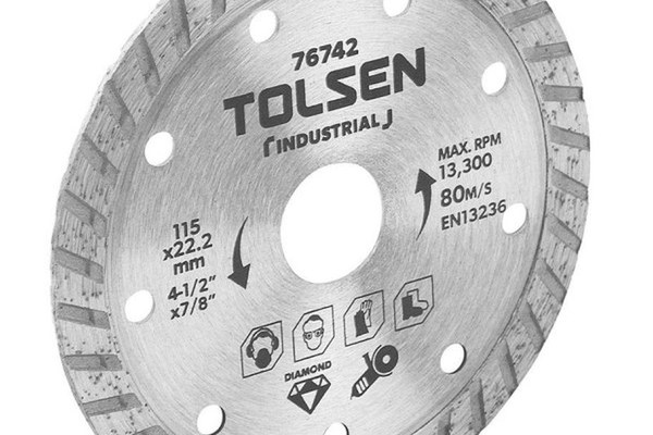 Lama de taiere diamantata (Industrial) 125x22.2 mm 10 mm,RPM 12.250 TURBO