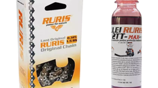 Lant drujba Ruris 367, RM450, 33 dinti, pas 3.25, 40cm + Ulei Ruris 2TT-Max, 125ml