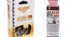 Lant drujba Ruris 492, 512, DAC 506, RM500, 36 dinti - FORTE, pas 3.25, 45cm + Ulei Ruris 2TT-Max, 125ml