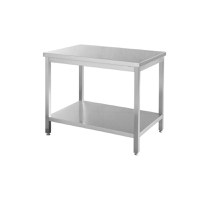 Masa de lucru cu polita, inox AISI 430, Hendi, 1400x700x(H)850 mm, blat de lucru si polita inferioara ranforsate - 1