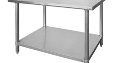 Masa de lucru profesionala inox, Profi Line, blat de lucru si polita inferioara ranforsate, L/l/H-1200x600x850 mm