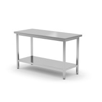 Masa de Lucru Ranforsata cu Raft, Adancime de 700 mm, Kitchen Line, 800x700x(H)850mm - 1
