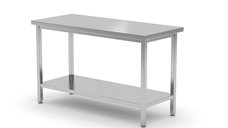 Masa de Lucru Ranforsata cu Raft, Adancime de 700 mm, Kitchen Line, 800x700x(H)850mm