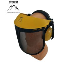 Masca de Protectie Pentru Fata Cu Casti Antifonice Cu Vizor Din Plasa Everest - 1