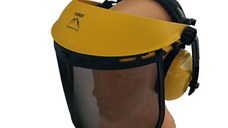 Masca de Protectie Pentru Fata Cu Casti Antifonice Cu Vizor Din Plasa Everest