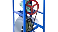 Masina de Tocat Carne Electrica Micul Fermier Nr. 32 cu Masuta si Motor Electric, 300-350 kg/h, 2200W (GF-0342)