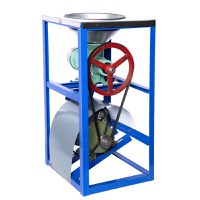 Masina de Tocat Carne Electrica Micul Fermier Nr. 32 cu Masuta si Motor Electric, 300-350 kg/h, 2200W (GF-0342) - 1