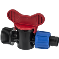 Mini robinet cu filet pentru banda de picurare, Dimensiune 17x3/4"  ,presiune 4 Bari - 1