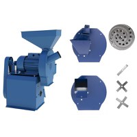 Moara (5 in 1) de Cereale, Fructe, Furaje, Uruiala si Batoza Porumb - Micul Fermier GF-0891-51, Motor 3.5 kW - 1