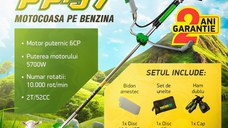 Motocoasa pe Benzina Partnerpro PP57, 6CP, 52CC, 2T