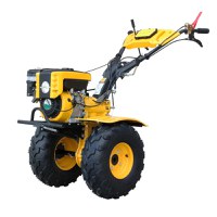 Motocultor benzina, Campo 873 Alpine, 7CP, 2+1 trepte, 2+1 freze, benzina, roti ATV, 2 prize putere + Prasitoare PRS20-45 + Plug simplu + Plug bilonat/rarita + Adaptor + 2 Roti metalice 350x6 + 3L Ulei, PROGARDEN - 4