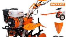 Motosapatoare Ruris 731acc2 + Roti Cauciuc  5.00-8+Rarita+Accesoriu Tractat
