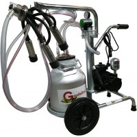 Mulgatoare Vaci Gardelina 130 AL IC,, 30L aluminiu, 1 post, 180 l/min, 8 bovine pe ora - 1