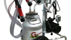 Mulgatoare Vaci Gardelina 130 AL PC,, 30L aluminiu, 1 post, 180 l/min, 8 bovine pe ora