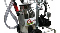 Mulgatoare Vaci Gardelina 140 INOX PC, 40L inox, 1 post, 180 l/min, 8 bovine pe ora