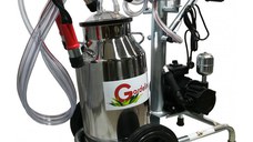 Mulgatoare Vaci Gardelina 140 INOX PC, 40L inox, 1 post, 180 l/min, 8 bovine pe ora