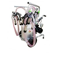 Mulgatoare Vaci Gardelina 240 AL IC, 40L aluminiu, 2 posturi, 180 l/min, 16-20 bovine pe ora - 1