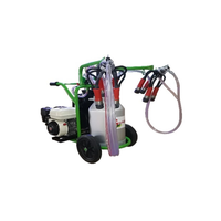 Mulgatoare Vaci Green Line T240 Aluminiu PC, bidon 40l aluminiu, motor 6.5 CP, 2 posturi, 16-20 bovine pe ora - 1