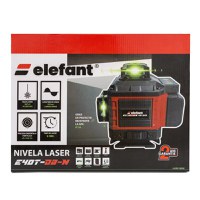 Nivela Laser 4D Elefant E4DT-DB-M 3D – 3 x 360° (12 linii), 4D – 4 x 360° (16 linii) - 3