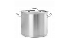 Oala inalta cu capac profesionala, volum 14 L diametru 300 mm inaltime 300 mm,inox