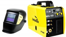 Pachet Aparat de sudura Intensiv 165 tip MIG-MAG + Masca cristale SPARTAN 11