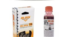 Pachet lama + lant drujba Ruris 142, RM280, RM300, 22+1 dinti, 30cm, pas 3/8, 1.3mm + ulei Ruris 2TT-Max, 125ml