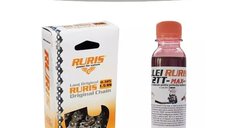 Pachet lama + lant drujba Ruris DAC 456, 32 dinti, 38cm, pas 3.25, 1.5mm + ulei Ruris 2TT-Max, 125ml