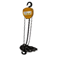 Palan macara manuala 0.5T/3m, lant 6mm Stager HS-C- - 1