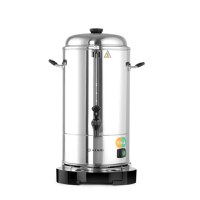 Percolator / cafetiera Profesionala, 6lt, Hendi, cu pereti dubli din Inox, 1500W, diam. 241x (H)480 mm, robinet anti-picurare, temperatura ajustabila pana la 100 C, filtru incorporat pentru Cafea macinata - 1
