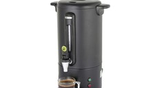 Percolator pentru bauturi fierbinti 7 litri, Inox, negru mat, termostat 0-100 gr C, 1650 W, Concept Line Hendi, 307x330x(h)450 mm