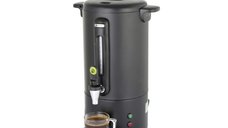 Percolator pentru bauturi fierbinti 7 litri, Inox, negru mat, termostat 0-100 gr C, 1650 W, Concept Line Hendi, 307x330x(h)450 mm