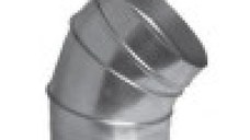 Piesa speciala, cot 45°,din segmente faltuite, diametru Ø180