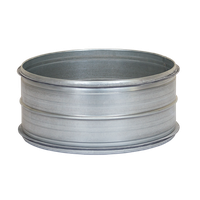 Piesa speciala, niplu, diametru Ø560,Tabla zincata, cu garnituri de etansare - 1