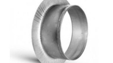 Piesa speciala stut cu talpa diametru Ø500, tabla de otel zincata cu garnitura de etansare