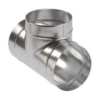 Piesa speciala teu clasic, tabla de otel zincata, diametru Ø500 cu garnitura de etansare - 1