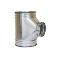 Piesa speciala, teu preluare, diametru Ø630, tabla de otel zincata - 1