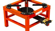 Pirostrie patrata Micul Fermier, 2 arzatoare din fonta, GPL, 9 kW