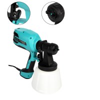 Pistol de Vopsit Electric 400W, 1000 ml/min, Detoolz DZ-SE143 - 1