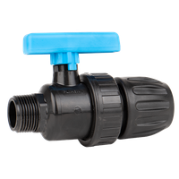Plimat Robinet Pp Cu Bila Compresiune X Fe,Dimensiune 32x1", Presiune 10 Bari - 1