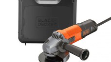 Polizor unghiular-flex BLACK+DECKER, 750W, disc 115m, geanta de plastic