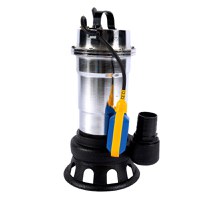 Pompa inox apa murdara cu plutitor, SWP-750-50F, 3 KW, 416 l/min, Inaltime Refulare-20m, Bobinaj Cupru, Micul Fermier - 1