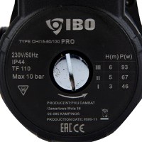Pompa recirculare apa calda, IBO OHI PRO 15-60/130, 93 W, 55 l/min, H Refulare 6 m, GARANTIE 3 ANI - 5
