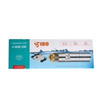 Pompa submersibila cu panou control, IBO Polonia 4SKM-200, 1500W, 50 l/min, H refulare 125m, 20m cablu - 3