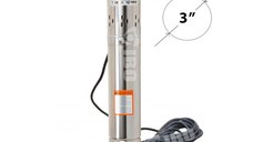 Pompa Submersibila cu Surub (snec) IBO 3 SQIBO 0.37, 370 W, 30 l/min, H Refulare 60 m, 3 Toli + 15 m cablu