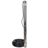 Pompa submersibila inox, IBO Dambat, 3ISP 3-32, 1100W, 65l/min, H-105m, cablu 20m - 1