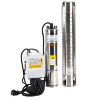 Pompa submersibila Inox IBO Polonia, 4ISP 3-16, 1.1KW, 83 l/min, H Refulare 100 m, cablu 20m - 1